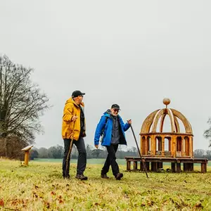 Monumenta Romana With Male Walkers © Kent Downs AONB 500X500